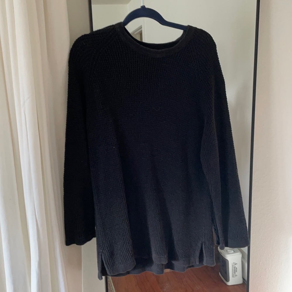 Black vintage oversized sweater